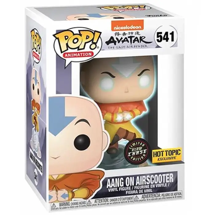 Figurine pop Aang sur Airscooter - Brillant dans le noir - Avatar: le dernier maître de l'air - 2