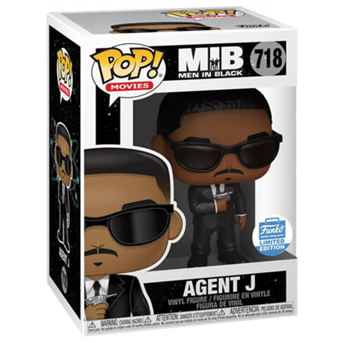 Figurine pop Agent J with gun - Men In Black - 2