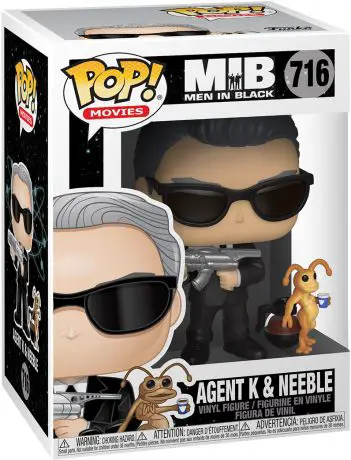 Figurine pop Agent K avec Neeble - Men in Black - 1