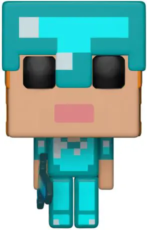 Figurine pop Alex avec Armure en Diamant - Minecraft - 2
