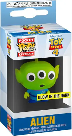 Figurine pop Alien - Porte-clés & Brillant dans le noir - Toy Story 4 - 1