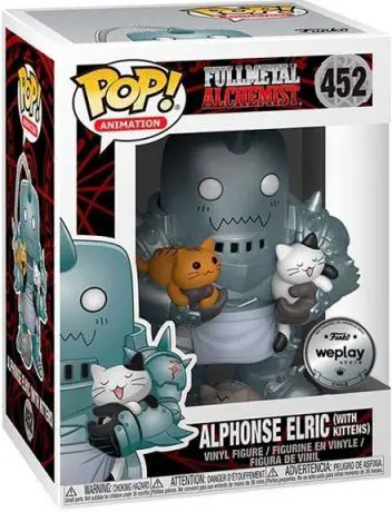 Figurine pop Alphonse Elric avec Chatons - Fullmetal Alchemist - 1