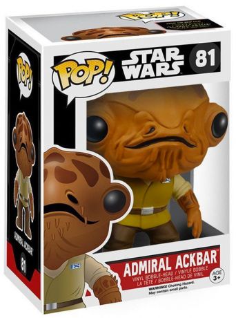 Figurine pop Amiral Ackbar - Star Wars 7 : Le Réveil de la Force - 1
