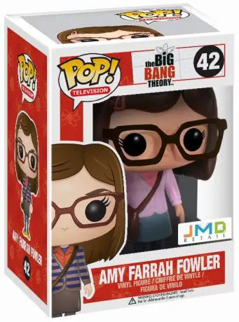 Figurine pop Amy Farrah Fowler - Tenue Rose - The Big Bang Theory - 1