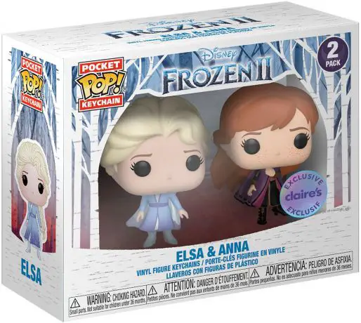 Figurine pop Anna & Elsa - 2 pack - Frozen 2 - La reine des neiges 2 - 1