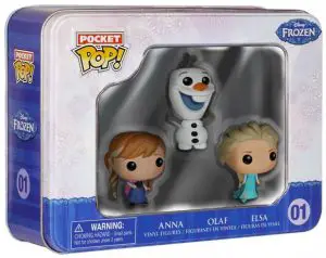 Figurine Anna, Olaf et Elsa – Pocket 3 Pack – Frozen – La reine des neiges- #1
