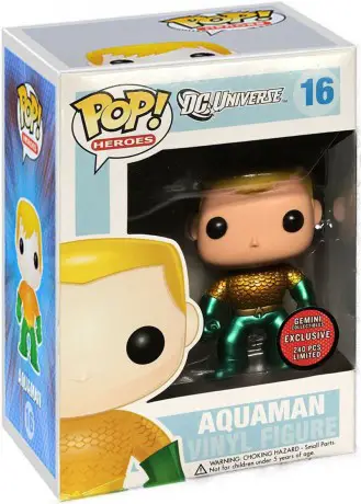 Figurine pop Aquaman - Métallique - DC Universe - 1