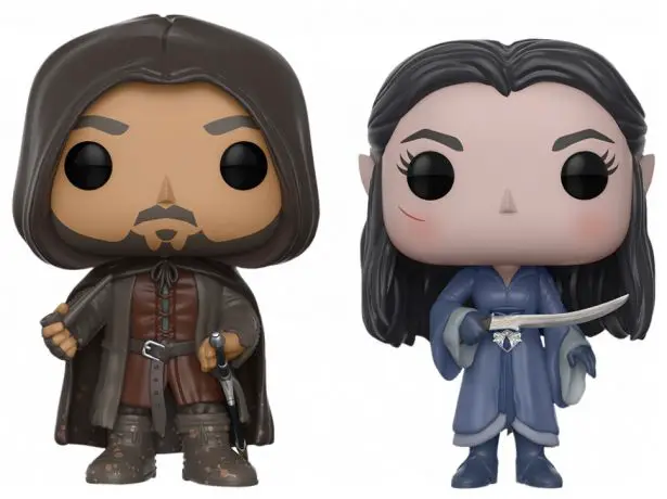 Figurine pop Aragorn & Arwen - 2 Pack - Le Seigneur des Anneaux - 2