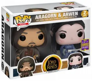 Figurine Aragorn & Arwen – 2 Pack – Le Seigneur des Anneaux