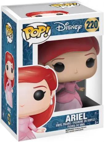 Figurine pop Ariel en Robe Rose - La Petite Sirène - 1