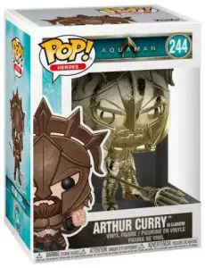 Figurine Arthur Curry en gladiateur – Chromé Or – Aquaman- #244