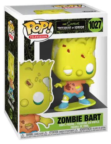 Figurine pop Bart en Zombie - Les Simpson - 1