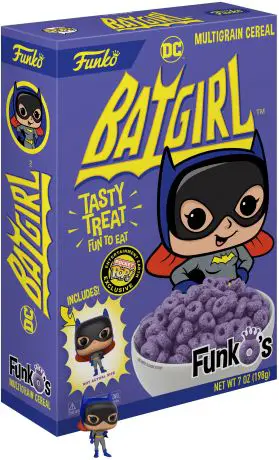 Figurine pop Batgirl FunkO's - Céréales & Pocket - Batman : Série d'animation - 1