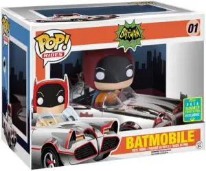 Figurine Batman avec Batmobile – Chrome – Batman Série TV- #1