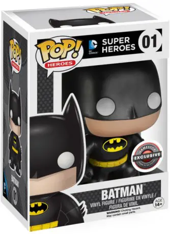 Figurine pop Batman avec Costume Noir - DC Super-Héros - 1