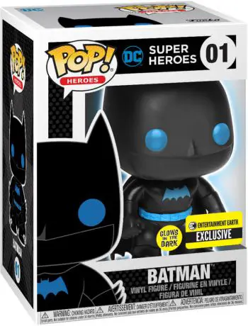 Figurine pop Batman - Brillant dans le noir - DC Super-Héros - 1