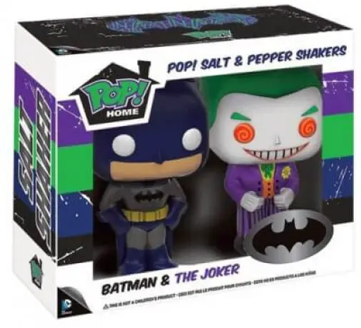 Figurine pop Batman et le Joker sel et poivre - DC Super-Héros - 1