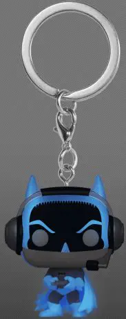 Figurine pop Batman (Gamer) - Brillant dans le noir & Porte-clés - Batman - 2