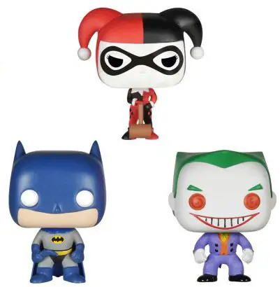 Figurine pop Batman, Harley & Joker - Pocket - 3 pack - DC Comics - 2