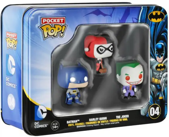 Figurine pop Batman, Harley & Joker - Pocket - 3 pack - DC Comics - 1