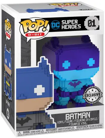 Figurine pop Batman Violet - 8-bit - DC Super-Héros - 1