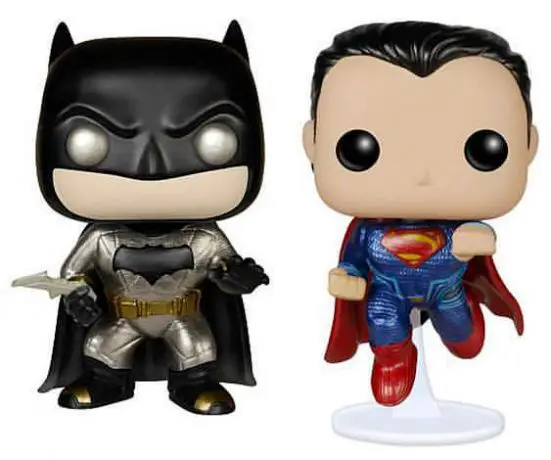 Figurine pop Batman vs Superman - Metallique - 2 Pack - Batman v Superman : L'Aube de la justice - 2