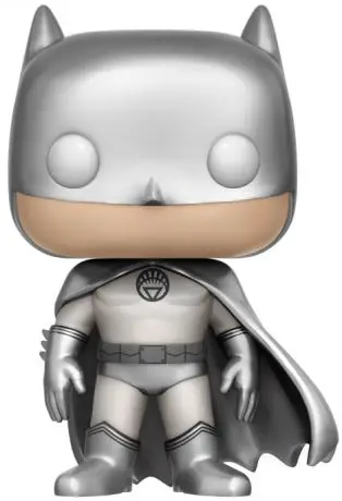 Figurine pop Batman (White Lantern) - Argent Métallisé - DC Super-Héros - 2