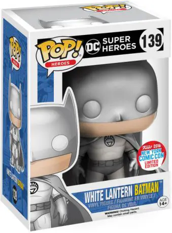 Figurine pop Batman (White Lantern) - Argent Métallisé - DC Super-Héros - 1