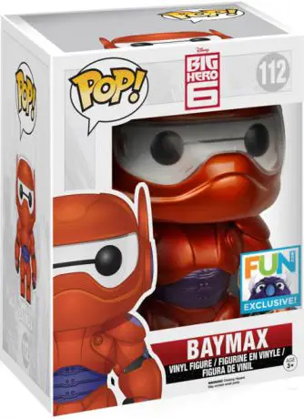 Figurine pop Baymax - Métallique & 15 cm - Les Nouveaux Héros - 1