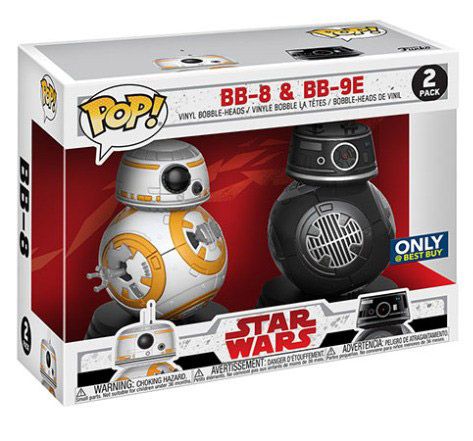 Figurine pop BB-8 & BB-9E - 2 pack - Star Wars 8 : Les Derniers Jedi - 1
