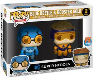 Figurine Beetle Bleu & Booster Or – 2 pack – DC Super-Héros