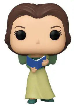 Figurine pop Belle en robe verte avec un livre - La Belle et la Bête - 2