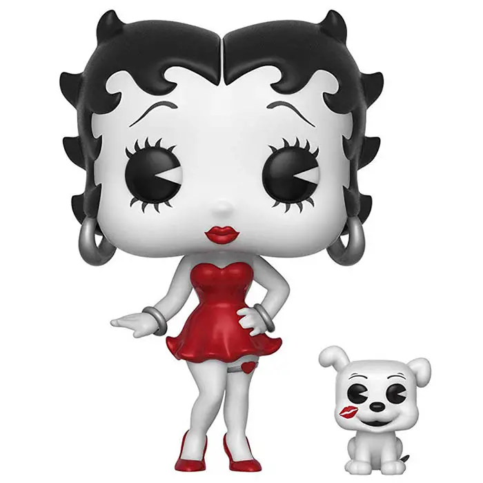 Figurine pop Betty Boop black and white and red chase - Betty Boop - 1