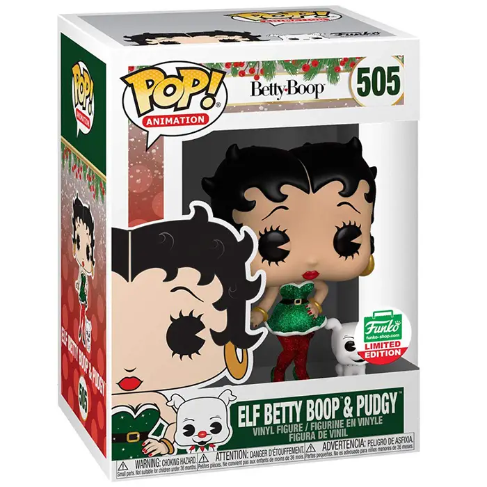 Figurine pop Betty Boop & Pudgy Christmas - Betty Boop - 2