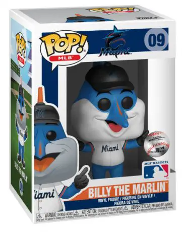 Figurine pop Billy le Marlin - MLB : Ligue Majeure de Baseball - 1