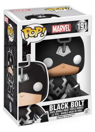 Figurine pop Black Bolt - Noir - Marvel Comics - 1