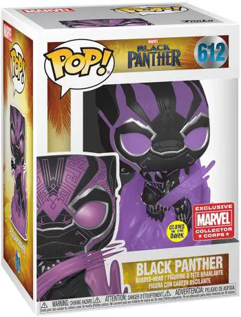 Figurine pop Black Panther - Brillant dans le noir - Black Panther - 1