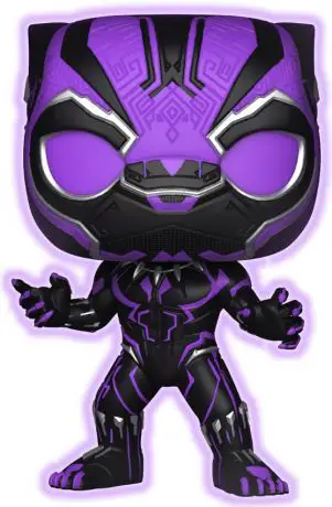 Figurine pop Black Panther Violet - Brille dans le noir - Black Panther - 2