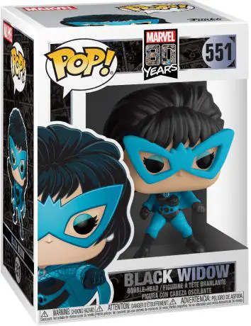 Figurine pop Black Widow - Marvel 80 ans - 1