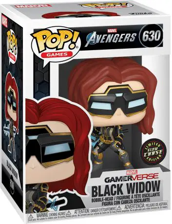Figurine pop Black Widow - Brillant dans le noir - Avengers Gamerverse - 1