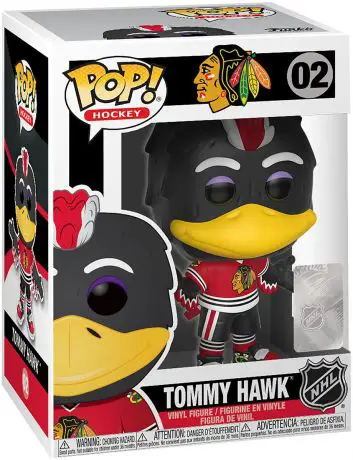 Figurine pop Blackhawks - Tommy Hawk - NHL Mascottes - 1