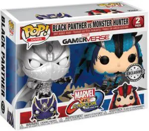 Figurine BlackPanther vs MonsterHunter – 2 pack – Marvel Gamerverse