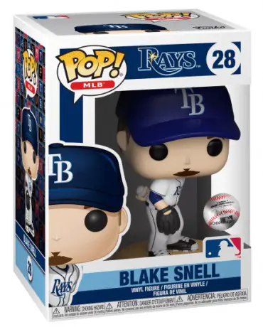 Figurine pop Blake Snell - MLB : Ligue Majeure de Baseball - 1