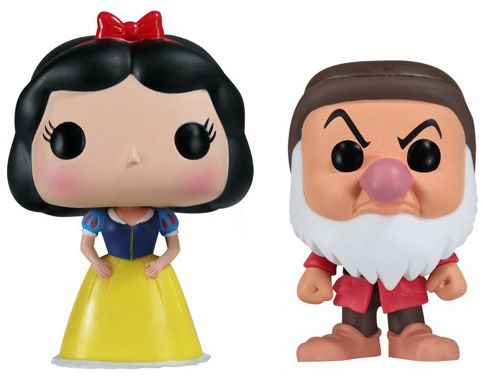 Figurine pop Blanche Neige & Grincheux - 2 pack - Disney premières éditions - 2