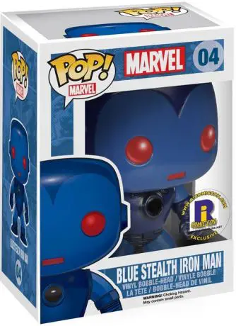 Figurine pop Blue Stealth Iron Man - Marvel Comics - 1