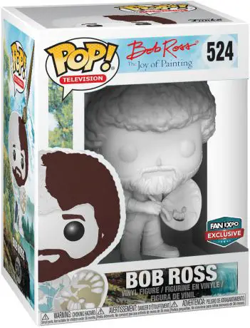 Figurine pop Bob Ross - Blanc - Bob Ross - 1