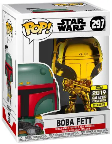Figurine pop Boba Fett - Chromé Or - Star Wars : The Clone Wars - 1
