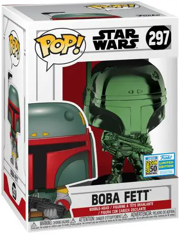 Figurine pop Boba Fett - Chromé Vert - Star Wars : The Clone Wars - 1