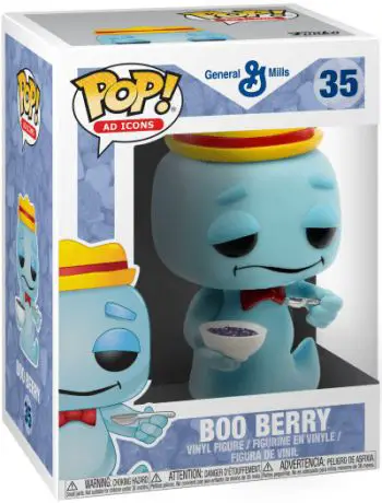 Figurine pop Boo Berry avec Bol de Céréales et Cuillère - Icônes de Pub - 1