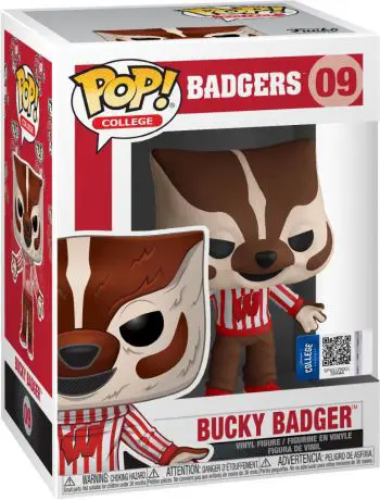 Figurine pop Bucky Badger - Mascottes Universitaires - 1